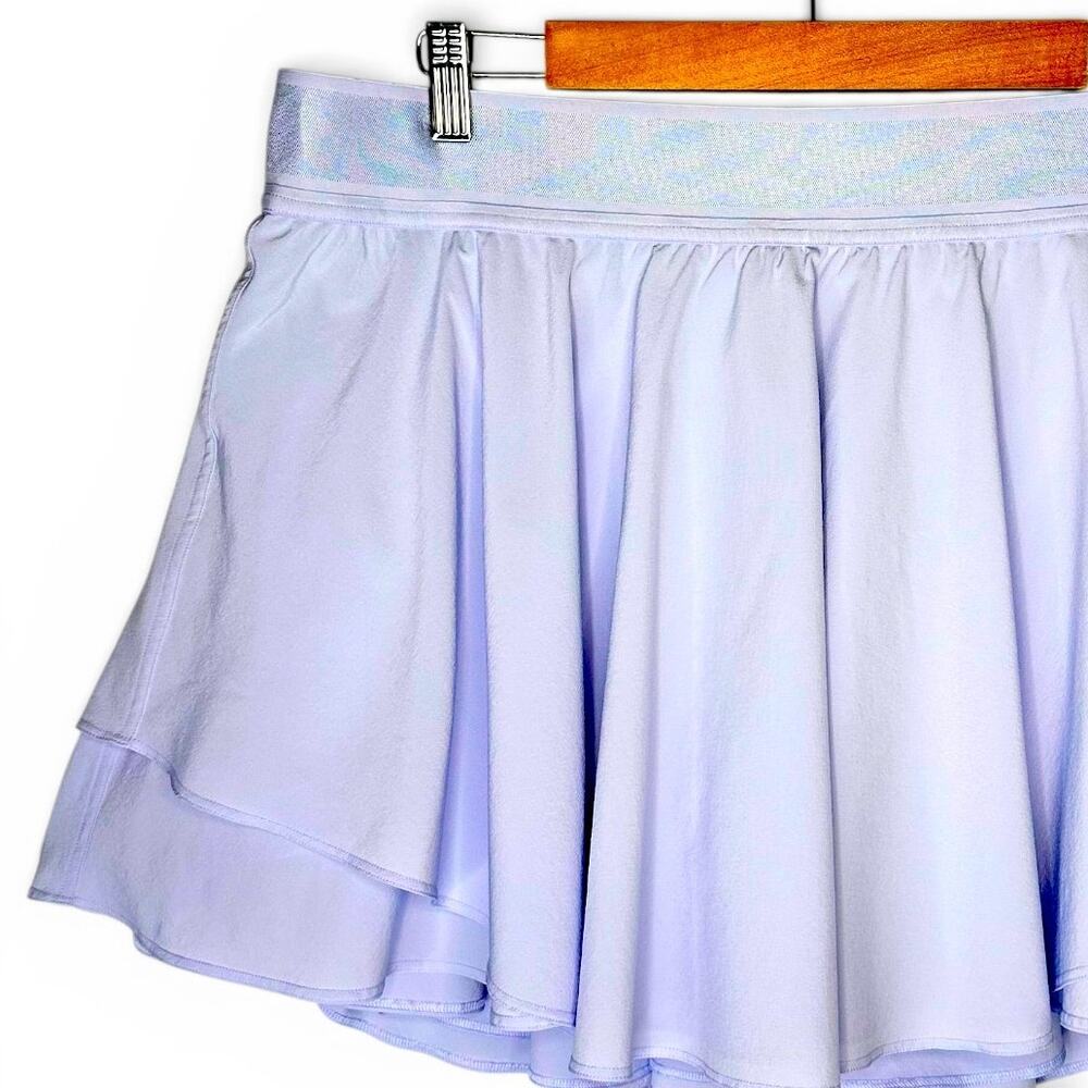 Lululemon Women's Court Rival High-Rise Skirt Size 14 Lilac Smoke W8AH4T Pastel - Picture 8 of 10